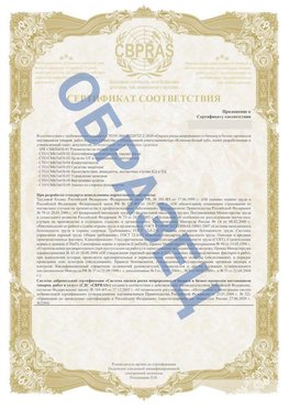 Образец Приложение к СТО 01.064.00220722.2-2020 Искитим Сертификат СТО 01.064.00220722.2-2020 